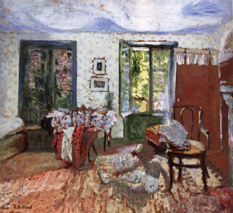 Edouard Vuillard Annette in the Bedroom Norge oil painting art